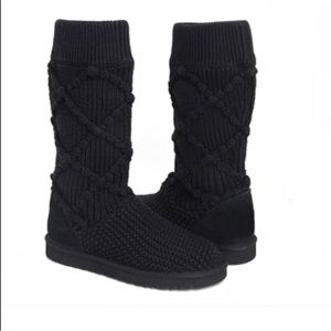 UGG Classic Argyle Knit Boots